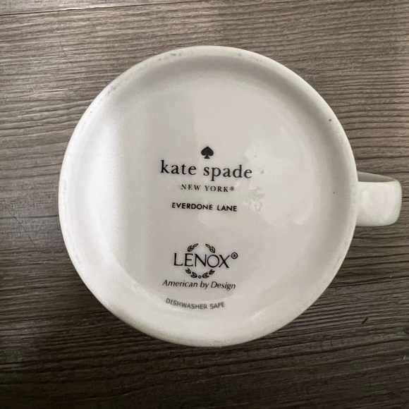 Kate Spade Lenox Everdone Lane “This is the life” Doodle Mug - Picture 6 of 6